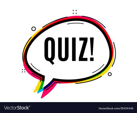 Quiz symbol answer question sign Royalty Free Vector Image