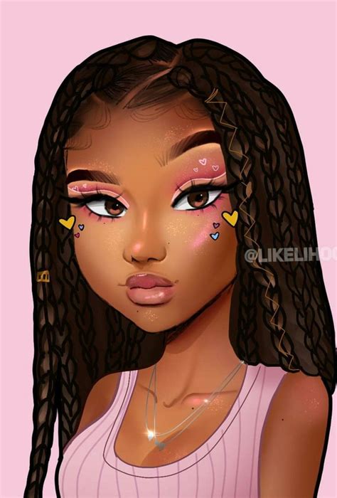 Pin on Cute melanin cartoons