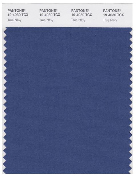 Pantone Smart 19-4030 TCX Color Swatch Card | True Navy | Magazine Cafe ...