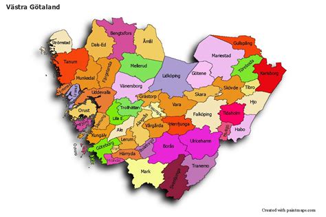 Sample Maps for Västra Götaland