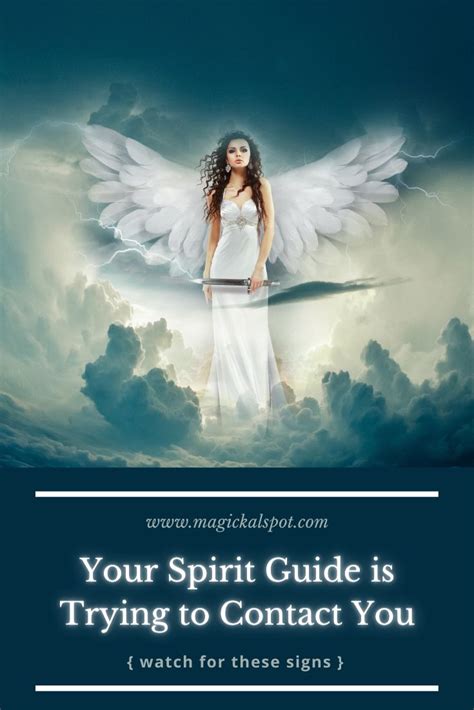 Your Spirit Guide is Trying to Contact You [Watch These Signs] in 2021 | Spirit guides, Spirit ...