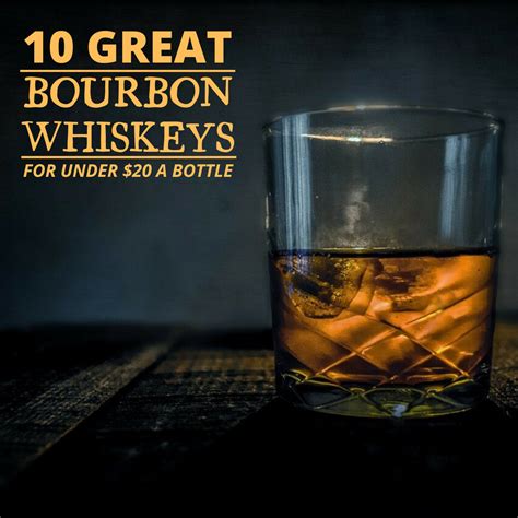 The 10 Best Bourbon Whiskeys for Under $20 | Best bourbons, Bourbon ...