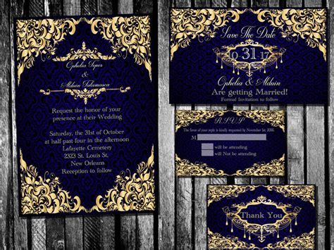 Royal Blue And Gold Wedding Invitation Templates Free Royal Blue Gold Wedding Invites As Low As ...