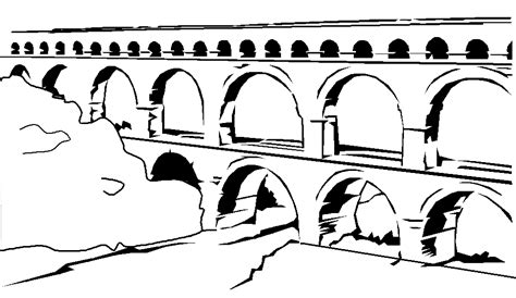 Aqueduct Drawing at GetDrawings | Free download