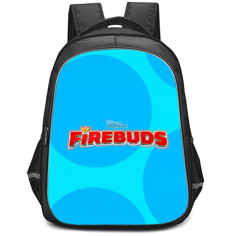 FireBuds Backpack StudentPack - FireBuds Logo On Blue Background | Shirt Chic