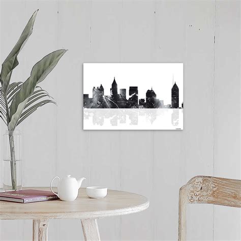 Atlanta Georgia Skyline BW I Wall Art, Canvas Prints, Framed Prints ...