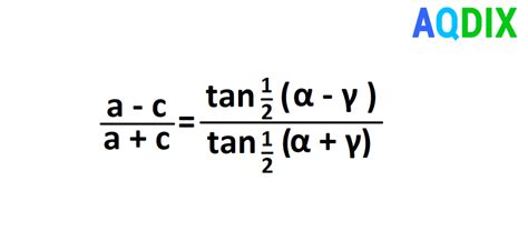 The Law of Tangents | Proof & How it works? - Tetily Media