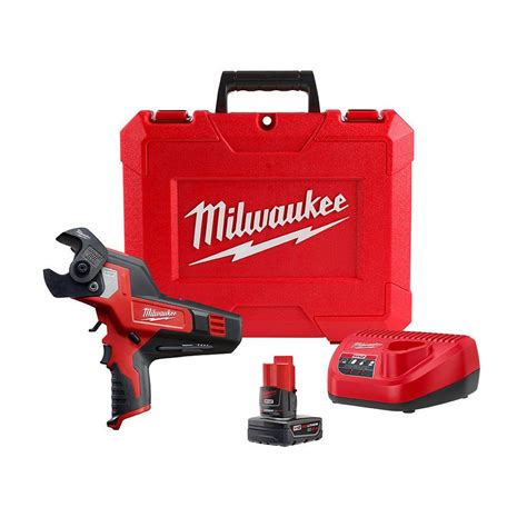 Milwaukee M12 12V Lithium-Ion Cordless 600 MCM Cable Cutter Kit with ...