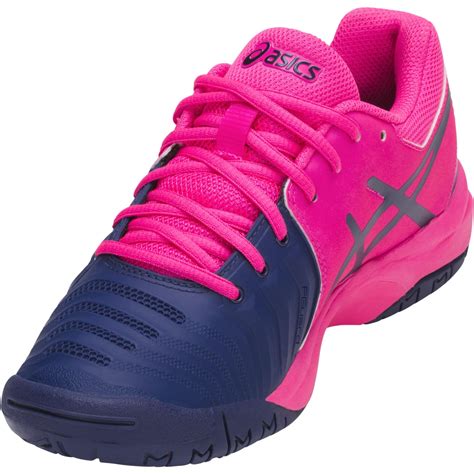 Asics Kids GEL-Resolution 7 GS Tennis Shoes - Pink Glow/Blue Print ...