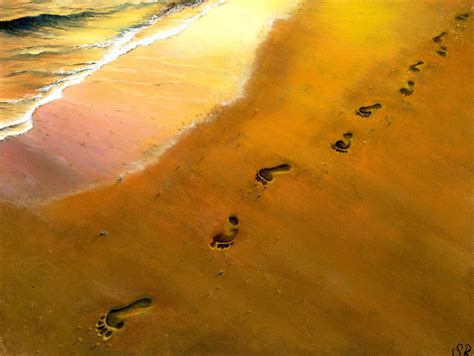 Footprints In The Sand — Sydney Renee Art