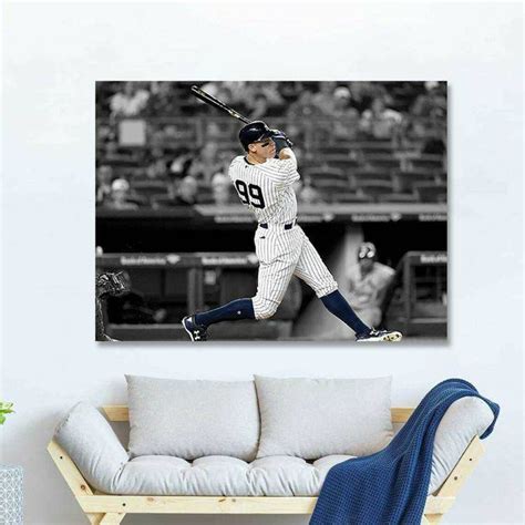 Aaron Judge New York Yankees MLB Canvas Print Sports Art | Etsy