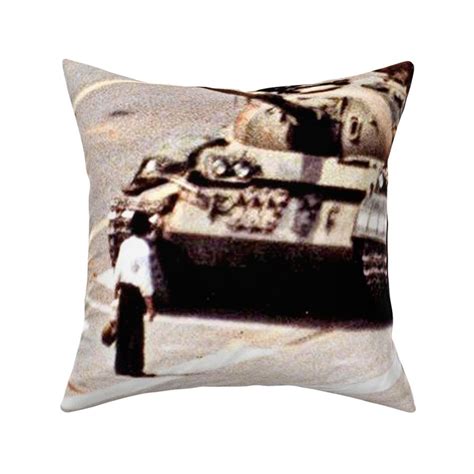 26-12 Wang Weilin, Tank man, Tiananmen Fabric | Spoonflower