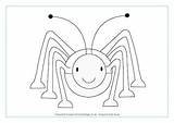 Minibeast Colouring Pages sketch template