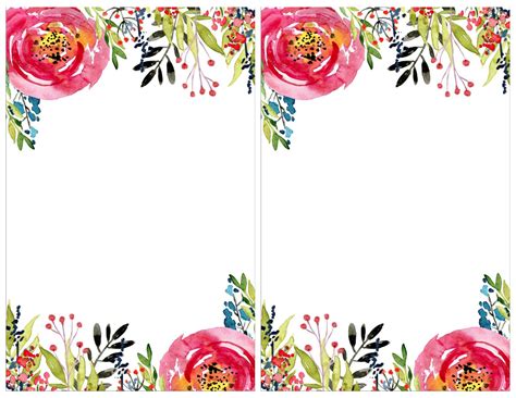 Floral Invitation Paper - Nero Invitation Card