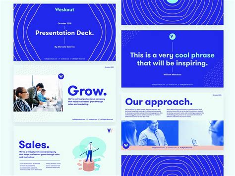 Weskout - Pitch Deck | Presentation deck, Presentation slides design, Sales deck