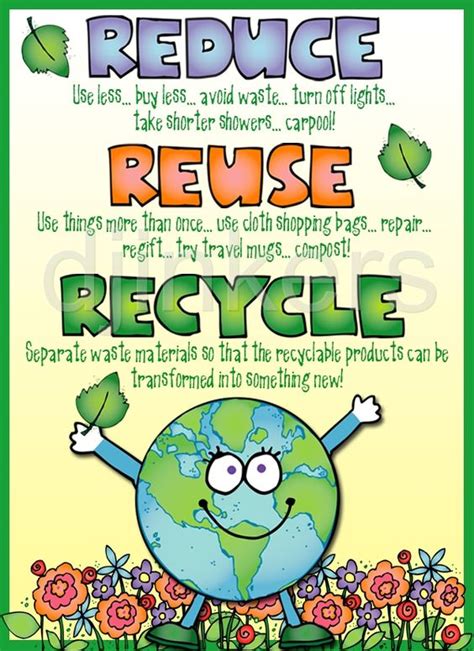 slogan on reduce reuse and recycle - Clip Art Library