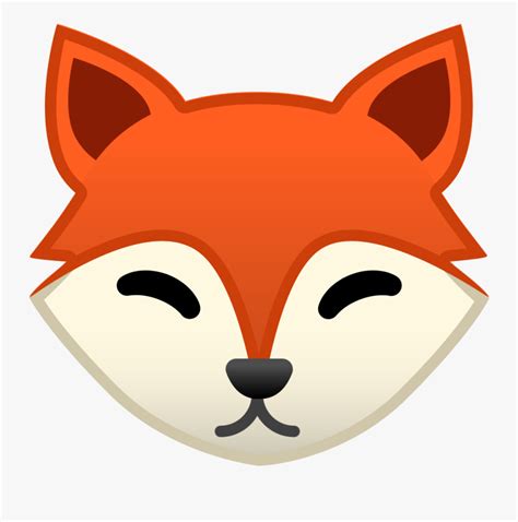 Face Noto Emoji Animals - Fox Face Cartoon Png , Free Transparent Clipart - ClipartKey