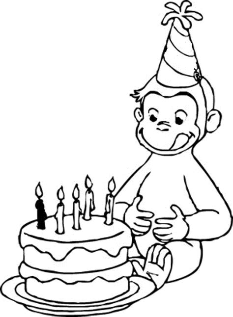 Curious George Coloring Pages To Print - Coloring Home