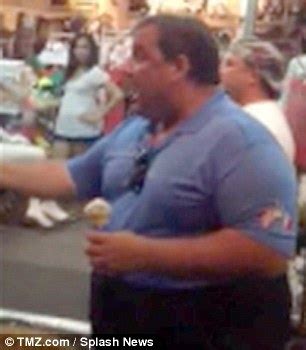 Caught on video: Moment New Jersey Governor Chris Christie loses his cool at man who confronted ...