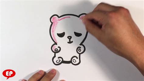 How to Draw a Cute Red Gummy Bear - Easy Pictures to Draw Easy - YouTube