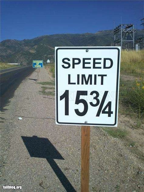 Funny speed limits signs | Fun