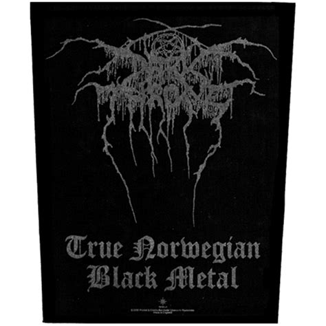 Darkthrone True Norwegian Black Metal Backpatch Swag | Loudtrax