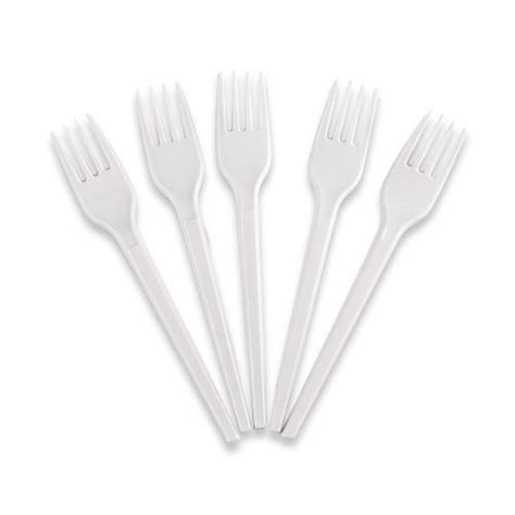 White Plastic Fork 25s | NegosyoNow