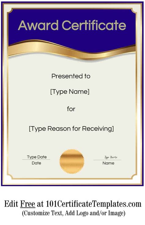 Free Printable Certificate Templates | Customize Online