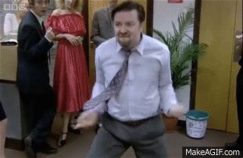 THE David Brent Dance - The Office - BBC on Make a GIF