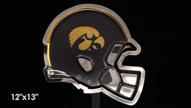 Iowa Hawkeye Helmet – Chrome Domz