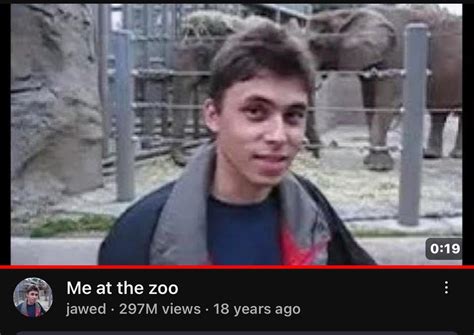 Me at the zoo is back to normal : r/youtube