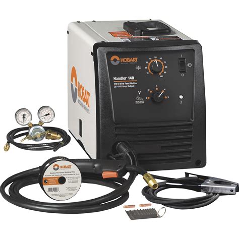 Hobart Handler 140 Flux-Core/MIG Welder — Transformer, 115V, 25–140 Amp Output, 715959574051 | eBay