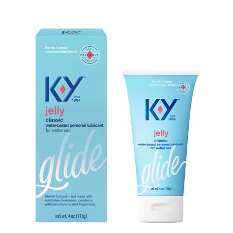 K-Y Jelly Lube, Personal Lubricant, Water-Based Formula, Safe to Use with Latex Condoms, For Men ...