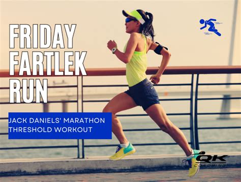 Friday Fartlek Run - Jack Daniels' Marathon Threshold Workout - Coach Ray - Qwik Kiwi Coaching