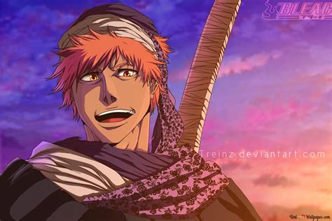 Ichigo Kurosaki Substitute Soul Reaper From Bleach 2K wallpaper download