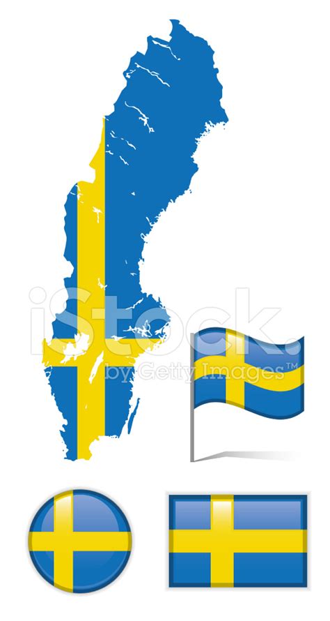 Sweden Map & Flag Stock Photo | Royalty-Free | FreeImages