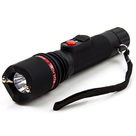 Stun Gun POLICE 305 With LED Flashlight & Safety Cap Rechargeable ...