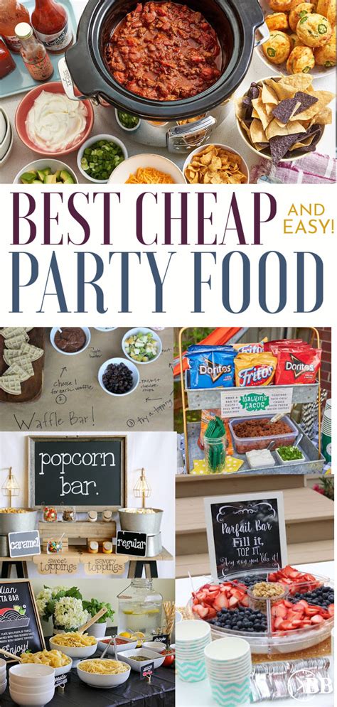 Cheap Easy Party Food Ideas For The Ultimate Budget Party. | Cheap ...