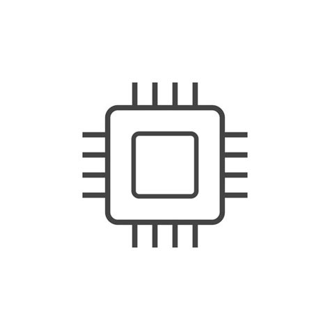 Integrated Circuit Vector Design Images, Integrated Circuit Chip Icon Graphic Design Template ...