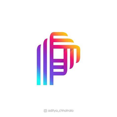 Logo Designer | Adi 🎨 on Instagram: “P Lettermark Exploration ...