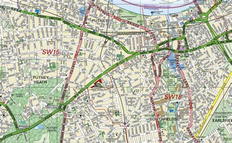 Wandsworth London Borough Map – Tiger Moon