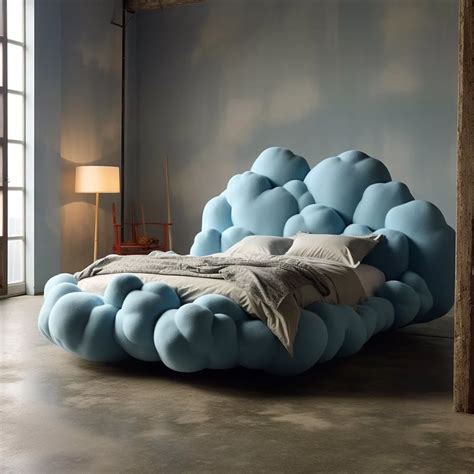 Cloud-Shaped Bed: Drift into Dreamland on a Heavenly Oasis