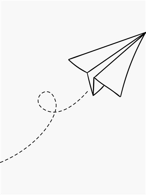 Paper Plane Flying by vanessavolk Paper Airplane Drawing, Paper Plane ...