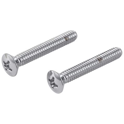 Delta 0.38-in Chrome Universal Escutcheon Screws at Lowes.com