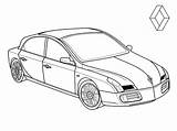 Coloring Page  Renault France sketch template