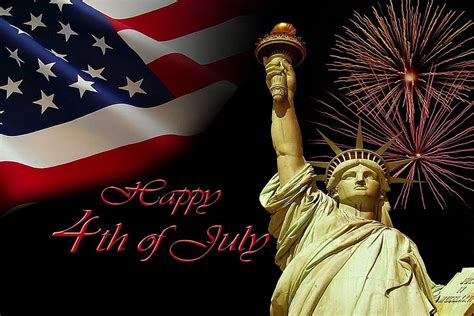 Monuments: HAPPY JULY Fireworks Flag Summer American Statue Liberty HD ...