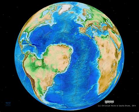 Map of How Earth Would Have Looked if Supercontinent Gondwana Had ...