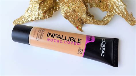 L'Oreal Infallible Total Cover Foundation - Review - Glossnglitters