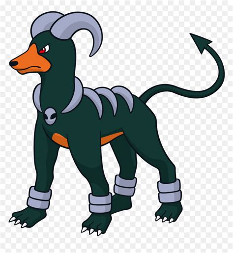 Pokemon Shiny Houndoom Png , Png Download - Pokemon Houndoom, Transparent Png - vhv