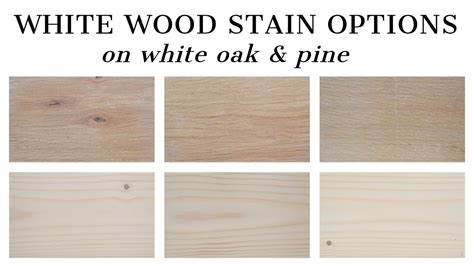 White Wood Stain Options | How to Whitewash Wood with Stain - YouTube